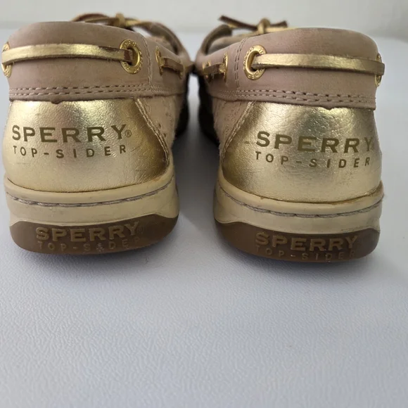 Sperry Gold Metallic Boat Shoes - Top-Sider - Picture 4 of 11